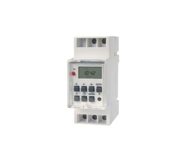 Geti Digitális kapcsolóóra DIN sínhez 3680W/230V