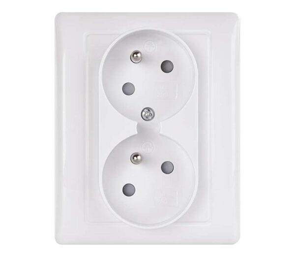 Dupla otthoni aljzat FRENCH 250V/16A