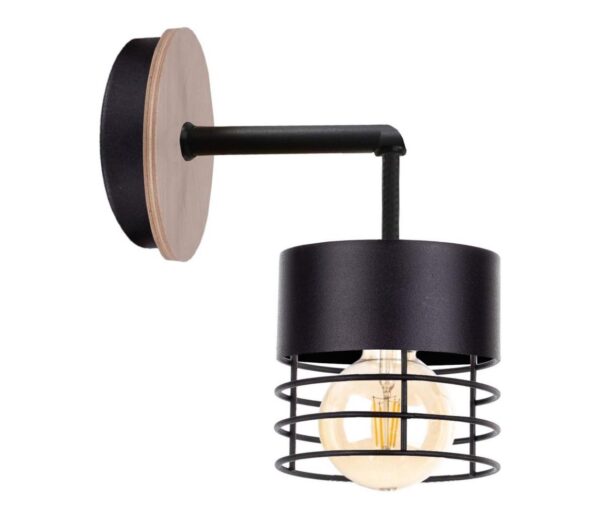 Keter Lighting Fali lámpa CAS WOOD 1xE27/60W/230V