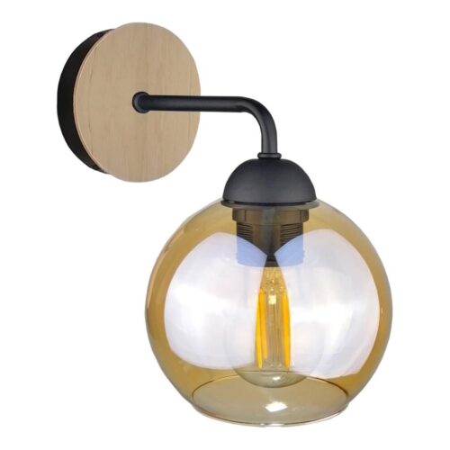 Keter Lighting Fali lámpa MELLE WOOD 1xE27/60W/230V