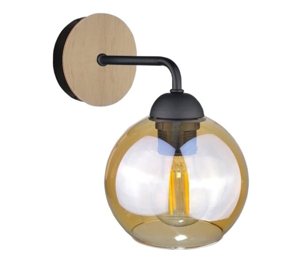 Keter Lighting Fali lámpa MELLE WOOD 1xE27/60W/230V