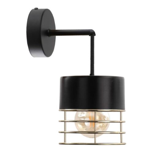 Keter Lighting Fali lámpa ROY 1xE27/60W/230V fekete