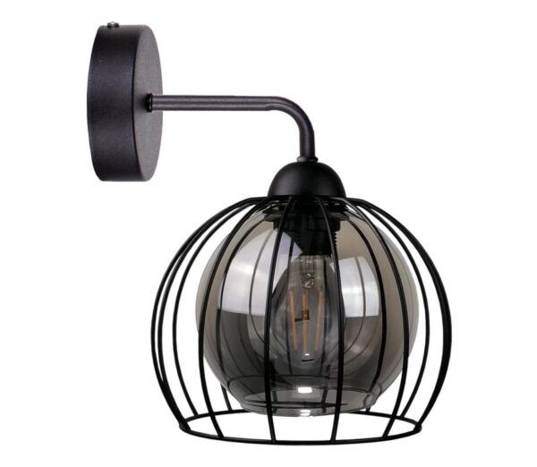 Keter Lighting Fali lámpa SOLO BLACK 1xE27/60W/230V