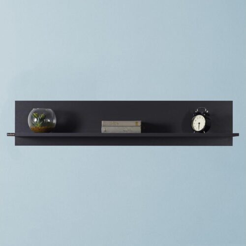 Adore Furniture Fali polc 25x120 cm antracit