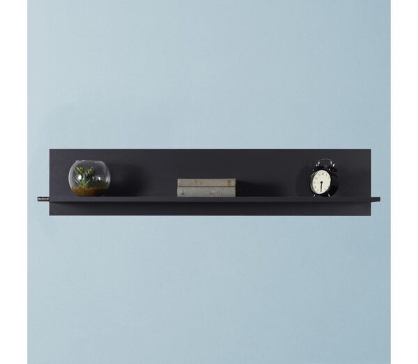 Adore Furniture Fali polc 25x120 cm antracit