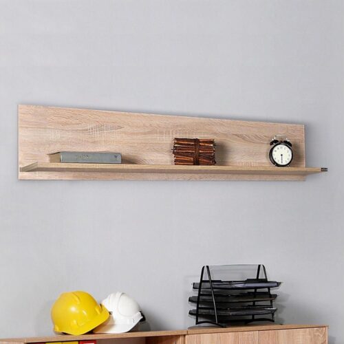 Adore Furniture Fali polc 25x120 cm barna