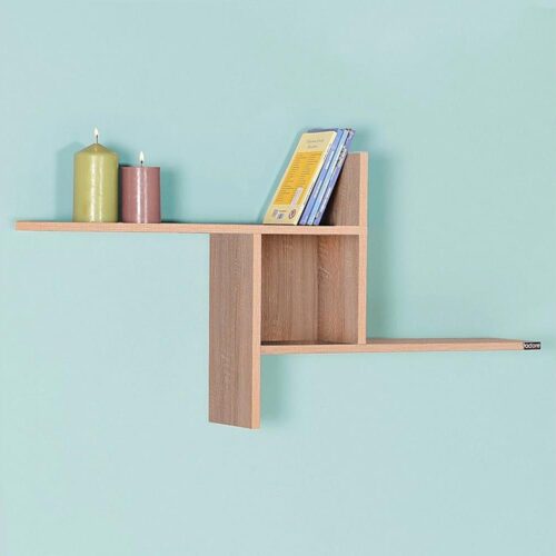 Adore Furniture Fali polc 50x100 cm barna