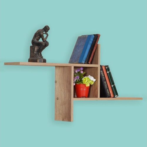 Adore Furniture Fali polc 50x100 cm barna