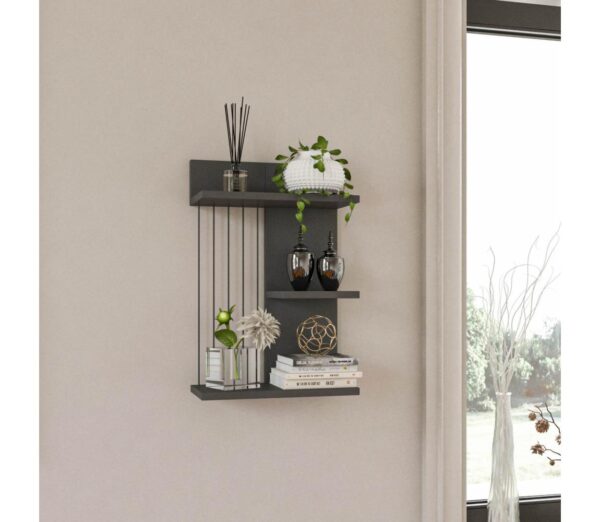 Fali polc KINIK 60x40 cm antracit