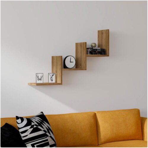 Fali polc MIST 60x90 cm barna