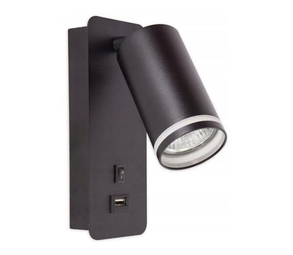 Fali spotlámpa 1xGU10/35W/230V USB