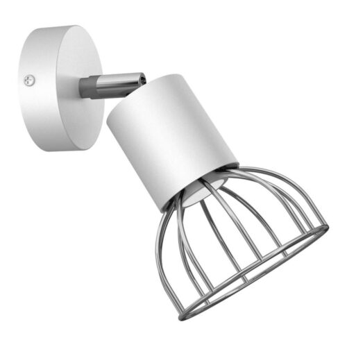 Fali spotlámpa DANTE 1xGU10/25W/230V fehér/fényezett króm