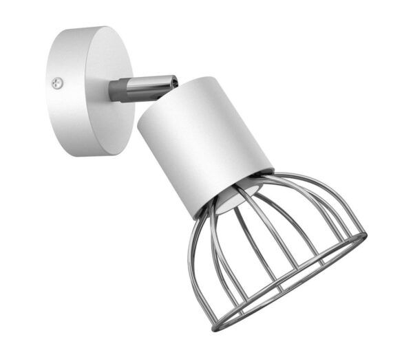 Fali spotlámpa DANTE 1xGU10/25W/230V fehér/fényezett króm