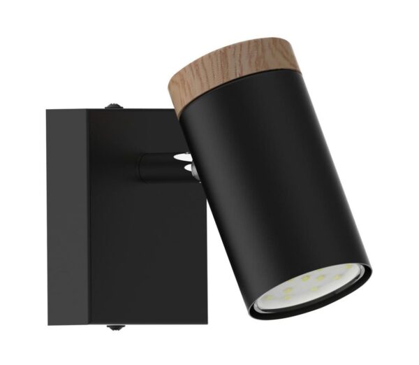 Fali spotlámpa LAGOS 1xGU10/15W/230V fekete/barna