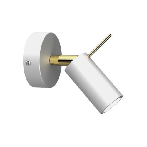 Fali spotlámpa PRESTON 1xGU10/40W/230V fehér/arany
