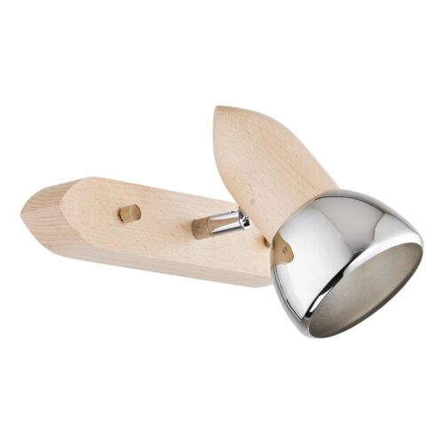 Fali spotlámpa SPARK 1xE27/15W/230V bükkfa