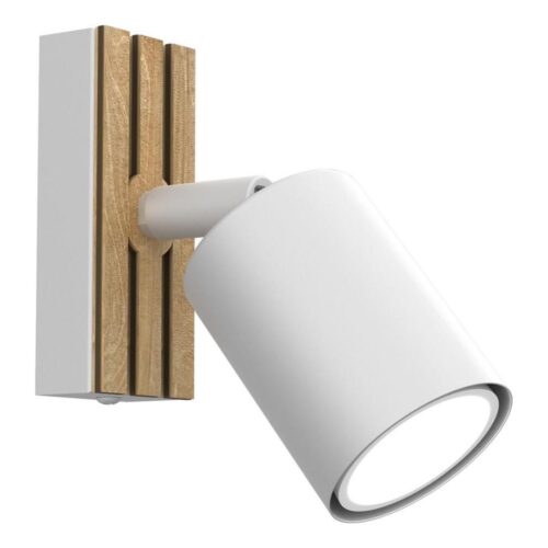 Fali spotlámpa TERRA 1xGU10/8W/230V fehér/tölgy
