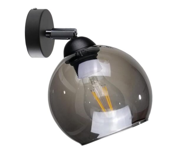 Keter Lighting Fali spotlámpa UNO 1xE27/60W/230V fekete