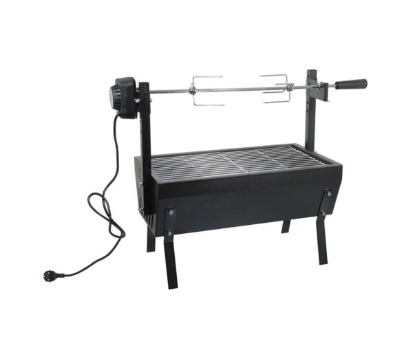 Faszenes grillsütő motorral 4W/230V fekete