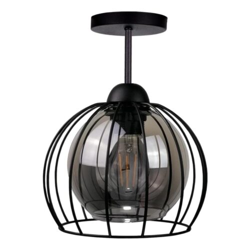 Keter Lighting Felületre szerelhető csillár  SOLO BLACK 1xE27/60W/230V