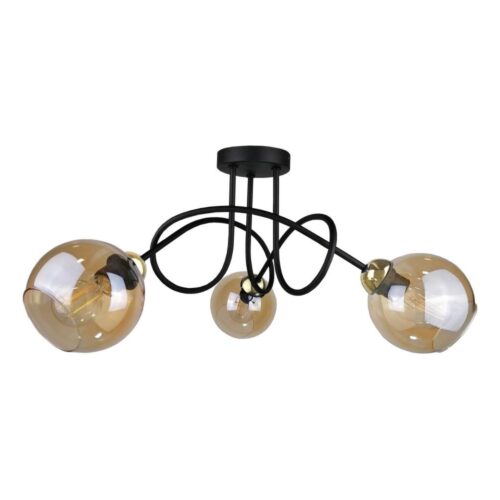 Keter Lighting Felületre szerelhető csillár VENUS GOLD 3xE27/60W/230V