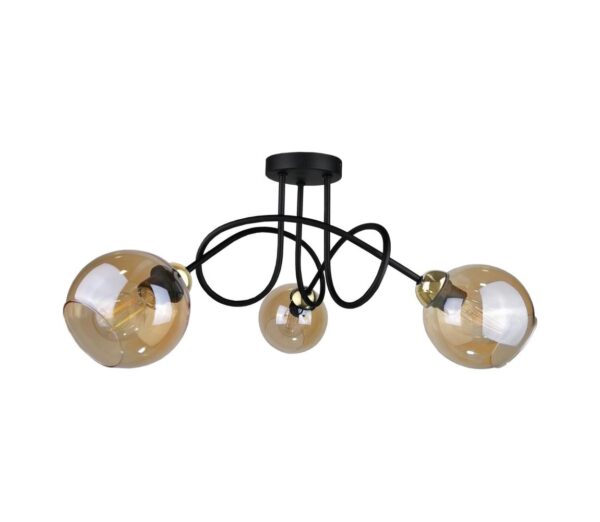 Keter Lighting Felületre szerelhető csillár VENUS GOLD 3xE27/60W/230V