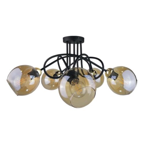 Keter Lighting Felületre szerelhető csillár VENUS GOLD 5xE27/60W/230V