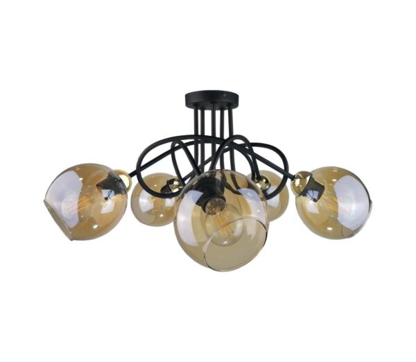 Keter Lighting Felületre szerelhető csillár VENUS GOLD 5xE27/60W/230V