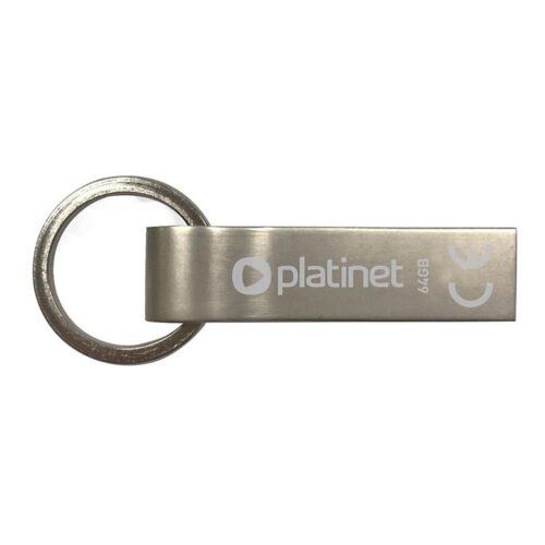 Fém vízálló Flash Disk USB 64GB króm