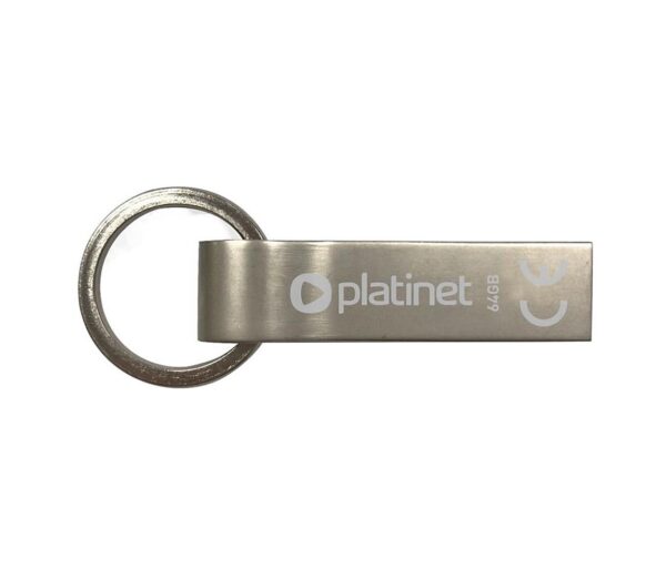 Fém vízálló Flash Disk USB 64GB króm