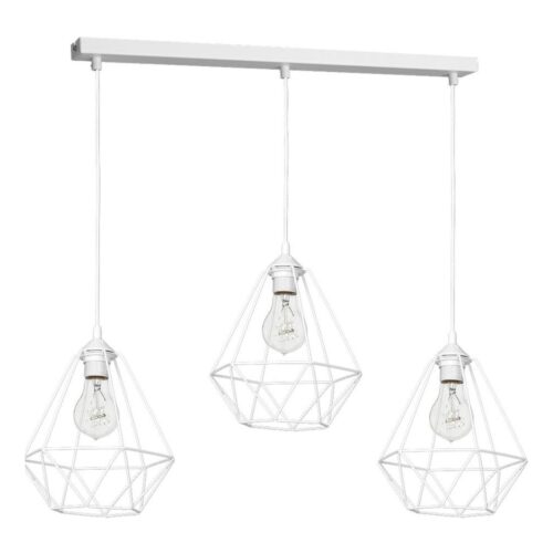 Függeszték BASKET 3xE27/60W/230V fehér