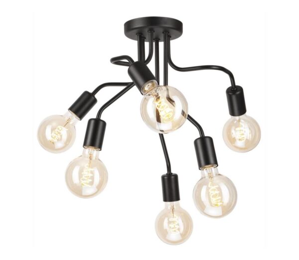 Függesztékes csillár HILDA 6xE27/60W/230V