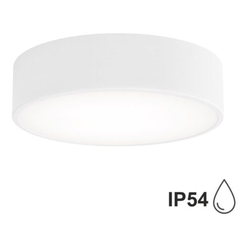 Fürdőszobai mennyezeti lámpa érzékelővel CLEO 2xE27/24W/230V á. 30 cm fehér IP54