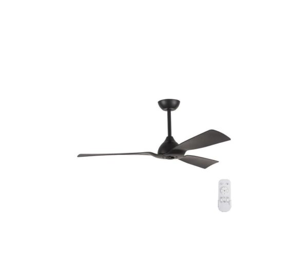 Eurolamp Fürdőszobai mennyezeti látor á. 132 cm IP44 fekete + távirányító
