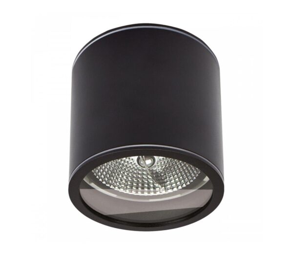 Fürdőszobai spotlámpa CHLOE AR111 1xGU10/15W/230V IP44 kerek fekete