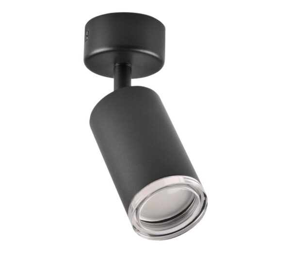 Fürdőszobai spotlámpa TURYN 1xGU10/10W/230V IP44 fekete