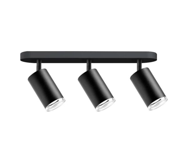 Fürdőszobai spotlámpa TURYN 3xGU10/10W/230V IP44 fekete