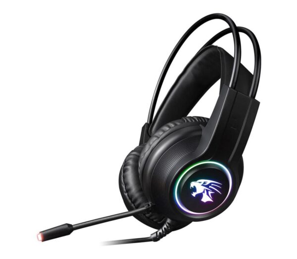 Gaming LED RGB fejhallgató VARR 3.5 mikrofonnal