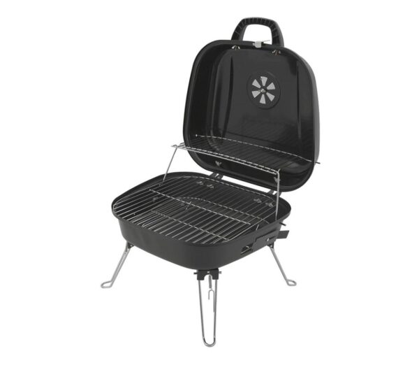 Hordozható faszenes grill fekete