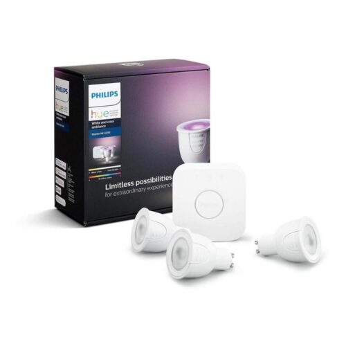 Philips Induló készlet Philips Hue WHITE AND COLOR AMBIANCE 3xGU10/6