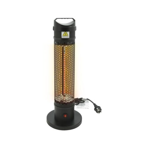Infravörös álló fűtő 1000W/230V IP44 fekete