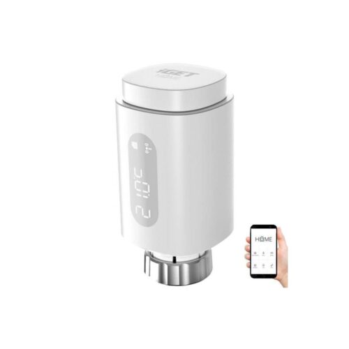 iGET Intelligens termosztatikus fej LED kijelzővel 2xAA/3V Zigbee