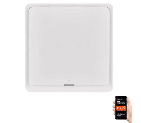 Kapcsoló 1 gombos GoSmart 1xCR2430 Tuya fehér