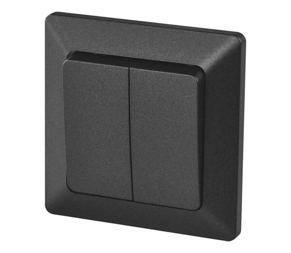 Kapcsoló soros 250V/10A antracit