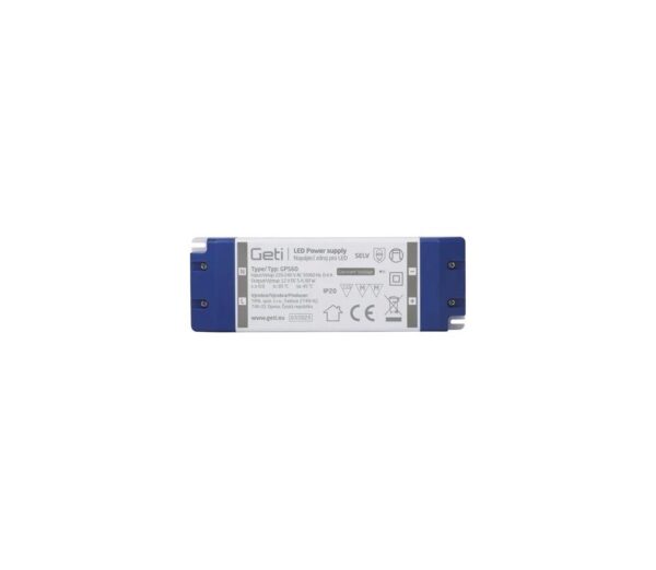 Geti Kapcsoló tápegység LED szalagokhoz 60W/12V IP20