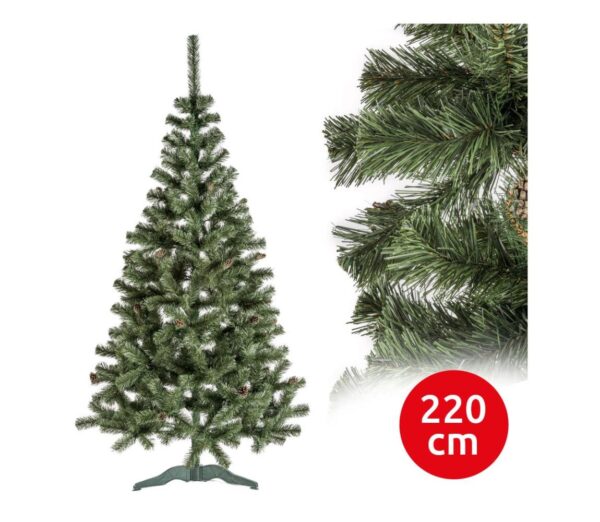 Karácsonyfa CONE 220 cm fenyő