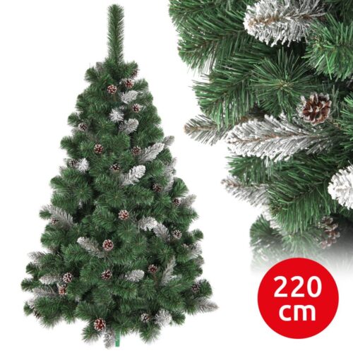 Karácsonyfa SNOW 220 cm borókafenyő