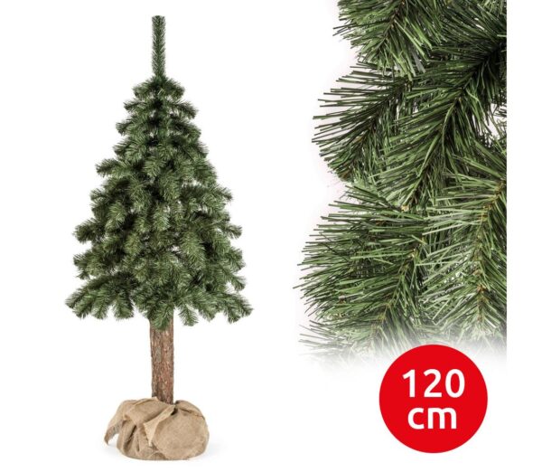 Karácsonyfa törzsével NATURAL 120 cm fenyő