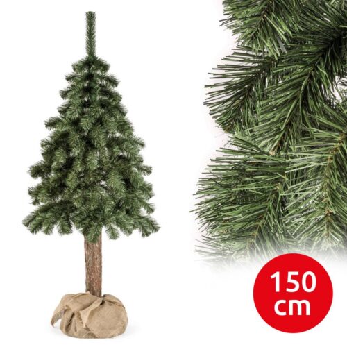 Karácsonyfa törzsével NATURAL 150 cm fenyő