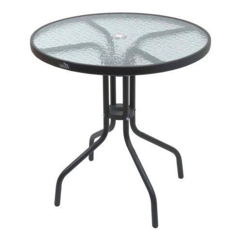 Kerti asztal á. 70 cm fekete